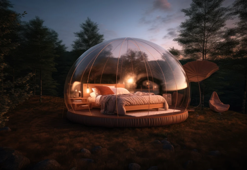 glamping bubble tent near me